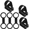 SHINEOFI Set 1 Pezzo Clip per Snorkel in Silicone e ABS Nero, Leggero e Regolabile in Altezza e Posizione, Accessorio per Immersioni Subacquee Supporto per Maschera
