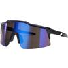 QUARKZMAN Occhiali Da Sole Sportivi Polarizzati Per Ciclismo Uomo Donna Mountain Bike Guida Pesca Corsa Ghiaccio Blu Nero