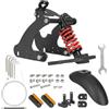 BGDIEAKIN Aggiornamento Sospensione Posteriore Ammortizzatore Kit e Parafango Fanale Posteriore Parte for NIU KQI3 Scooter Elettrico Ammortizzatore Accessori(Red Absorber kit)
