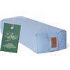 #DoYourYoga Bolster yoga angolare »Paravati« con pula di farro bio/ Lung. ca 67cm e ca. 13cm Altezza - ideale come cuscino yoga/cuscino zafu/cuscino meditazione/supporto meditazione. 100% cotone- marrone terra