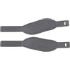 FUANA Cinghie per pedali per bici con ABS ispessito, parti di ricambio per casa, palestra, accessori sicuri, colore nero, 33 x 6 cm