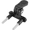 Wisyurt Adattatore per Montaggio su per Bicicletta per Montaggio su Stelo Luce Anteriore per Bicicletta Un LED Staffa per Supporto per Lampada Connettore Tipo Fotocamera