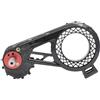 Generico Cambio for bicicletta con cuscinetto in ceramica cavo catena in fibra di carbonio Big Guide 7800(Colorful)