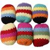 Generisch Hacky Sack Ball - Set di 6 palline da giocoleria all'uncinetto, per adulti, giochi per feste all'aperto e al chiuso, accessori leggeri per il tempo libero, equilibrio e coordinazione