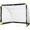 Sport1 One The Sport Maker Sport1 porta calcio Goal Striker. Porta calcetto pieghevole in plastica con supporti laterali estraibili salvaspazio. Porta soccer outdoor da 137x91x91cm. Rete impermeabile. Picchetti inclusi. Nera