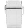 SIXRUN Tubo di Stoccaggio in Plastica Contenitore Ermetico Impermeabile per Viaggi in Campeggio All'aperto Compatto Mini Formato Tascabile 1 Pezzo (WHITE)