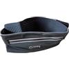 It's Running Flex Running Belt - Cintura da corsa con 3 tasche, estremamente confortevole, nero, taglia unica