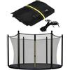Generic Rete di sicurezza per trampolino esterno, diametro 228/305/366 cm (366 cm, 8 poli)