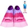 MIUUIPI Pinne da nuoto corte in silicone, pinne da allenamento per adulti, allenamento di nuoto, snorkeling, allenamento in acque libere