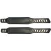 NexRen Cinghie per pedali Fixie, lunghezza regolabile 34 cm, colore nero | Costruzione in nylon, lunghezza 34 cm, vestibilità regolabile, sicuro, colore nero