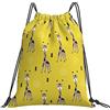Generic Stampa Borsa Sportiva da Palestra Adorable Little Giraffe Cute Zoo Animals Sacca Sportivo Poliestere Zainetto per Piscina Donna Viaggi 36X42Cm