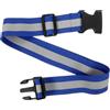 Amosfun Cintura da Corsa Riflettente Regolabile Elastico Blu, Comoda e Visibile per Night Running e Ciclismo, Design Semplice alla Moda e Genitori