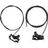 Generic For Ka-abo Wolf King GTR Max NUTT Pinza freno Maniglia del freno for Wo-lf Warrior 11 Max Kit freno idraulico a quattro pistoni Scooter Parte(1 Pair Caliper)