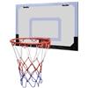 KFPOERTFGD Mini canestro da basket da porta con palla e pompa, set da basket per interni per ufficio, cameretta dei bambini, tavola posteriore robusta con anello in acciaio e protezione in schiuma