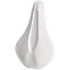 HaloModora Cuscino per sellino in gel di silicone, design cavo per alleviare il dolore, coprisella ammortizzante per bici da strada e mountain bike, 28 x 17 cm (bianco S)