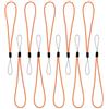 Hangsu Confezione da 10 corde elastiche regolabili per la protezione del computer, per dispositivi di navigazione, cinghie anti caduta