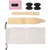 Generic Attrezzatura per stretching da ballo - Set di stretching a piedi con fascia elastica per gambe e borsa per il trasporto ABS Flessibilità strumento di allenamento 71 cm per danza e immersioni