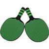 ULTECHNOVO 2 Pezzi Racchetta da Ping Pong per Principianti Verde in Plastica Controllo Forte ed Elasticità Ottimale per Allenamento All'aperto e Ambiente Ricreativo