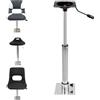 Generico Boat Seat Pedestal - Practical Seat Swivel Base, Pedestal Mount | Telescopic - For Marine Fishing Boat Kayak Deck Seat Mount Pedestal Base Stand Heavy Duty Pontoon Canoe Skiff Fish Sturdy