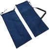 Generic Mahjong Rack Bag Portatile Premium Cordoncino in Velluto con Manico per Serate di Gioco Blu Navy 62x23 Cm 4 Slot