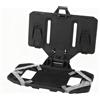 cuguoe Supporto for staffa pieghevole for supporto for telefono MOLLE tattico(BK)
