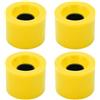 Generico Confezione da 4 Ruote da Skateboard Cruiser da 60×45 mm 78A