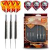 EMYTH Set di Freccette con Punta Morbida BIANQI, barili in tungsteno 90%, 21g Freccette Professionali per bersagli elettronici