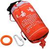 Generico Salvagente a lancio da barca Portatile riflettente | Corda da lancio con borsa Oxford asciugatura rapida Attrezzatura di sicurezza per acqua vela kayak canoa sopravvivenza