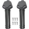 WMYCONGCONG Supporto per canna da pesca in plastica, 2 pezzi, con coperchio per kayak, barca, canoa