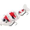 HaloModora Esca artificiale da 120 mm, 45,5 g, multi snodato, esche da nuoto per spigola, trota, luccio, mare, riva, barca, set di attrezzatura da pesca