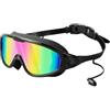 Generic Women Swim Goggles Adjustable, UV Protection Wide View Swimming Goggles