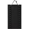 Kivivaka BJJ - Porta-cintura in feltro per 12 cinture, supporto per karate, taekwondo, arti marziali, supporto da parete, colore: nero, 62,5 x 34,5 cm