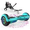 MEGA MOTION Hoverboards con Hoverkart per Bambini, Hoverboards a due Ruote da 6,5 Pollici con Altoparlante Bluetooth, con Luci a LED, Regalo per Bambini e Adolescenti