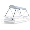 LYUCAYHQ Tendalino Barca 2 Archi Larghezza 110-160cm Tendalino Gommone