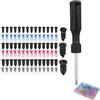 Bohaner Set di 85 chiodi per riparazione pneumatici auto (28S + 28M + 28L)