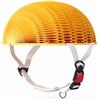 Gralara Casco Pieghevole da Bicicletta Compatto Casco Pieghevole Leggero per Pendolari, Pattinaggio, Yellow