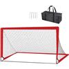 Fxzqgnh Porta da Calcio Portatile Porta da con Calcio Aste Fibra di Vetro Pieghevole Attrezzatura per Ragazzi