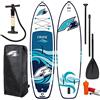 Campsup WindSUP F2 Cruise WS 10'5 Tavola da surf gonfiabile con opzione windsurf | 323 x 83 x 15 cm | Tavola da surf per principianti ed esperti con accessori