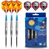 EMYTH Set di Freccette con Punta in Acciaio HUJUN, barili in tungsteno 90%, 23g, Freccette Professionali per bersagli di sisal