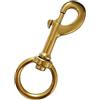 Entgoinggo Moschettone resistente in acciaio inossidabile 316 con gancio rotante a forma di D, per immersioni e arrampicata, 125 mm (B)