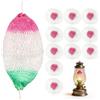 POPETPOP 12 Pezzi Lampadine Mantelli per Lanterna Gas Doppia Testa Accessori Campeggio Resistenti al Vento Sostituzione Facile per Illuminazione Esterna Prolungata