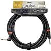 Luke & Daniel Ultimate Series Cavo JACK - JACK Professionale per Strumenti OD8 Resistente con Protezione da interferenze e massima chiarezza (5 METRI (connettore arancione), CONNETTORE CURVO)