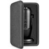 GEEKRIA Custodia per microfono Geekria con spugna, compatibile con Blue 1967 Yeti Pro, Blue Yeti, custodia rigida per microfono, borsa da viaggio protettiva con vano per cavi (grigio scuro)