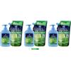 Beni Culinari Felce Azzurra Sapone Liquido Sapone Menta e Lime Pacchetto Test/Ricarica 3 × 500 ml + Sapone 3 × 300 ml Sapone per le mani con profumo di culto dall'Italia + Portachiavi Beni Culinari