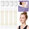 Chenzvora Cerotti Collo Lifting, Cerotti Lifting Viso Tiranti, Patch Semitrasparenti | 20 Cerotti con 4 Fasce Elastiche Riutilizzabili, Invisibili, Face Tape Viso Lifting, con Design Regolabile per Viso e Collo