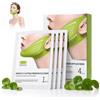 Geruicee 4 maschere per lifting facciale a V, maschera al collagene per ridurre il doppio mento, maschera modellante per mascella e rassodante per il collo, nastro per lifting del viso per definizione della