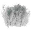 M METERXITY 600 Confezione Piume Sella Gallo, 1.6-3 Pollici / 4-8cm Molti Piume Soffici Naturali per Artigianato/Matrimoni/Acchiappasogni/Decorazioni Fai da Te [Grigio]