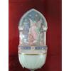 Catholic Gift Shop Catholic Gifts - Acquasantiera luminosa con angelo custode e dettagli dorati