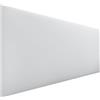 DHOME Testiera Imbottita Liscia in Similpelle Altezza 70CM Spessore 4cm e 8cm per Parete Acustica Testate Letto Pannello Fonoassorbente Camera da Letto (Similpelle Bianco, 160cm, Spessore 8cm)