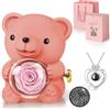 Hnustbo Orso Rose Regalo Donna Mamma Natale Orsetto Regalo San Valentino per Lei